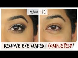 black eyeshadow remove eye makeup