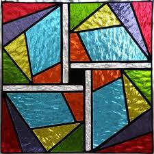 5 476 Art Deco Pattern Stained Glass