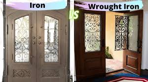 iron doors vs fiberglass wrought iron