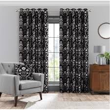 home curtains luna metallic chenille