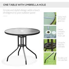 Patio Dining Set For 4 With Umbrella