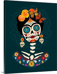 Bright Day Of The Dead Ii Wall Art