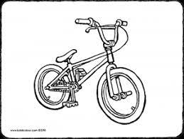 Riding bmx bike coloring page free printable pages for toddler. Bmx Bike Kiddicolour
