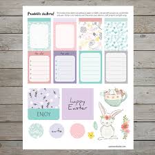 Personalized printed cards delivered at your desk, instantly! Free Printable Easter Stickers For Planners Gift Wrapping And Craft