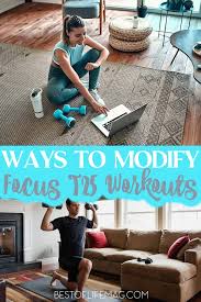 5 ways to modify focus t25 workouts and