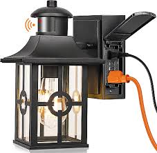 Outdoor Motion Sensor Porch Light With