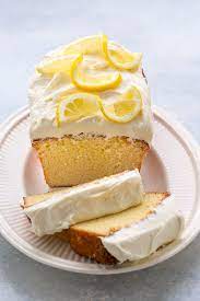 Lemon Pound Cake With Lemon Glaze gambar png