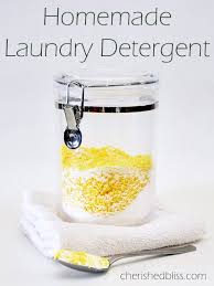 easy homemade laundry detergent