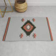santa fe tribal indian pattern rug