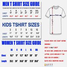 American Shirt Size Chart Dreamworks