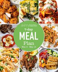 free 7 day healthy meal plan may 8 14