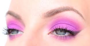 purple pink eye makeup step by step