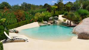 beach style home swimming pools this