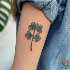 three leaf clover tattoos