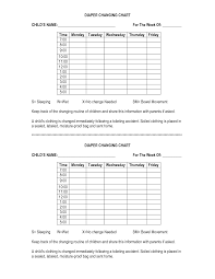 Search Results For Diaper Changing Chart Template Nappy