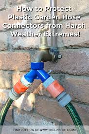 Protecting Garden Hose Connectors The