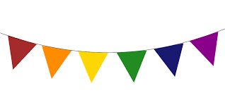 Image result for no background rainbow banner