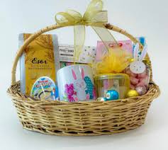 easter gift baskets and hers
