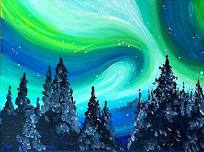 Northern Lights 7-9:30pm Painting Event at The...