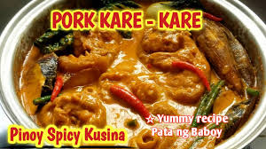 easy pork pata kare kare recipe you