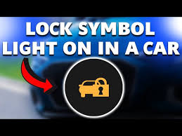 fix the lock symbol light in a car