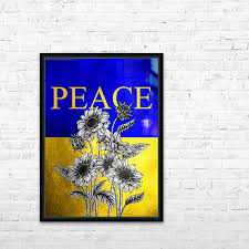 Ukraine Sunflower Peace Abconcepts