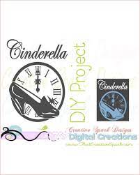 Cinderella Slipper And Clock Icon Wall