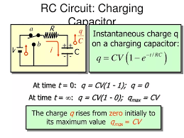 Ppt Rc Circuit Charging Capacitor