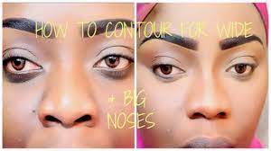 how to contour for a wider bigger nose