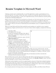 Resume Template Online Build Free Resume Online New Federal Resume