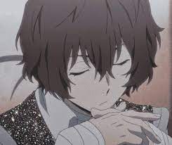 His bangs frame his face, while some are gathered at the center of his forehead. ðˆð‚ðŽð Dazai Bungou Stray Dogs Bungo Stray Dogs Bungou Stray Dogs