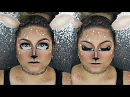 fawn cute halloween makeup tutorial