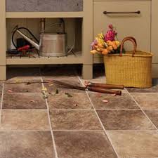 a vinyl and resilient flooring