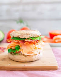 Sandwiches, goat cheese, rye bread, smoked salmon, lunch, weekday, main course, summer, healthy, raw. Smoked Salmon Blt Salmon Blt With Smashed Avocado