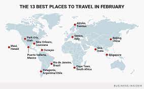Best Places In The World To Visit In February gambar png