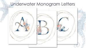 these free printable monogram