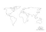 Weltkarte schwarz weiß umrisse länder. Top25 Ausmalbilder Gratis Malvorlagen