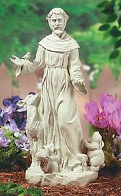 St Francis Garden Statue With Welcoming