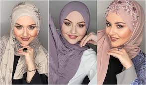 3 beautiful hijab styles by