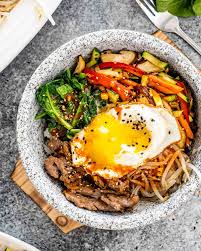 bibimbap korean rice bowl jo cooks
