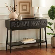 Drawer Rattan Console Table Cns5000a