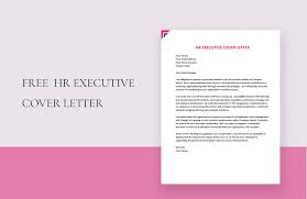 executive cover letter in word free