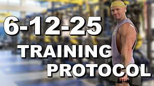 6 12 25 training protocol