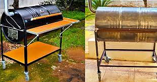 how to make bbq pit from barrel