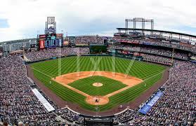 coors field 11x17 photo picture