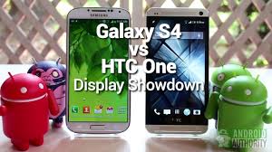 Galaxy S4 Vs Htc One Screen Display Comparison