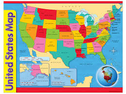 Test your knowledge with abcya's usa geography puzzle map! United States Map Poster At Lakeshore Learning