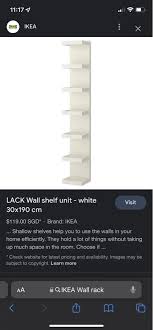 Ikea Lack Wall Shelve White