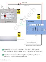 Description of air conditioning condenser the outdoor condensing unit is designed and built with a totally enclosed (hermetic) scroll compressor which offers the advantages of simplicity, quiet operation and reduced condenser size. Electrical Wiring Diagrams Okyotech