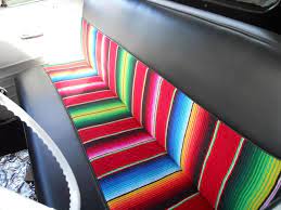 Mexican Blanket Custom Car Interior